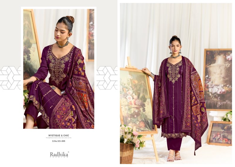 Zeenat By Radhika Azara Zam Cotton Dress Material
